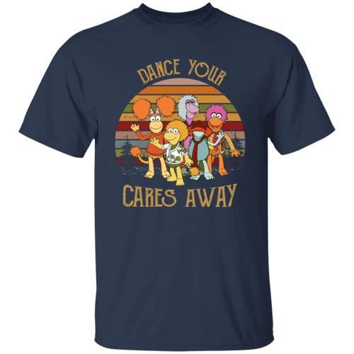 Fraggle Rock Dance Your Cares Away Sunset T-Shirt