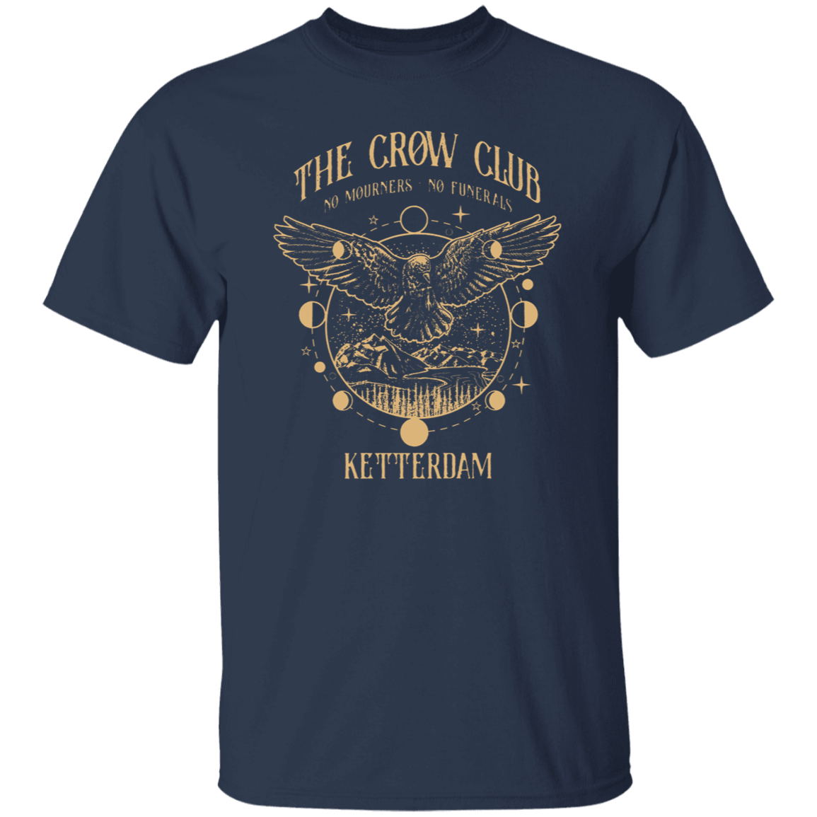 The Crow Club No Mourners No Funerals Teacher Vintage Unisex  T-Shirt - letter