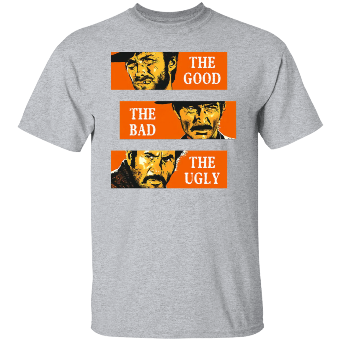 The Good The Bad And The Ugly Classic Horror Movie Vintag T-Shirt - CDCraft