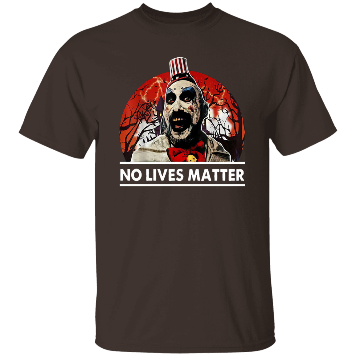 Captain Spaulding No Lives Matter Funny Halloween Costume Vintage T-Shirt - leleart