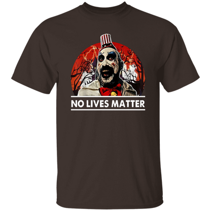Captain Spaulding No Lives Matter Funny Halloween Costume Vintage T-Shirt - leleart