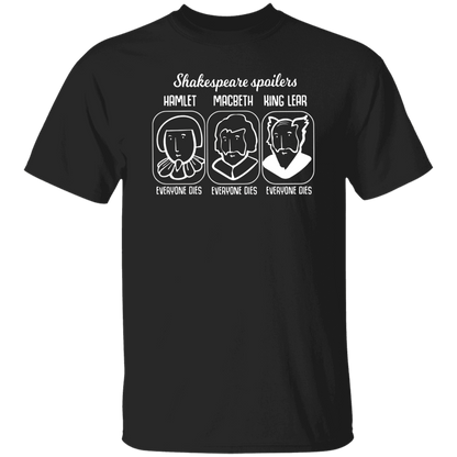 Shakespeare Spoilers Funny Literature Teacher Vintage T-Shirt