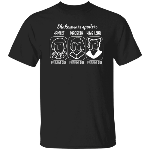 Shakespeare Spoilers Funny Literature Teacher Vintage T-Shirt