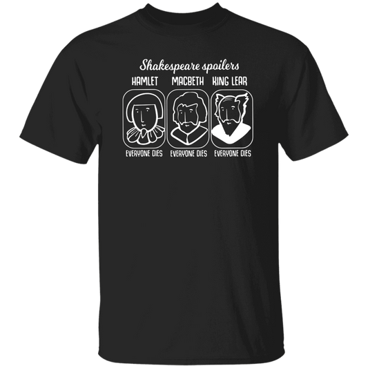 Shakespeare Spoilers Funny Literature Teacher Vintage T-Shirt