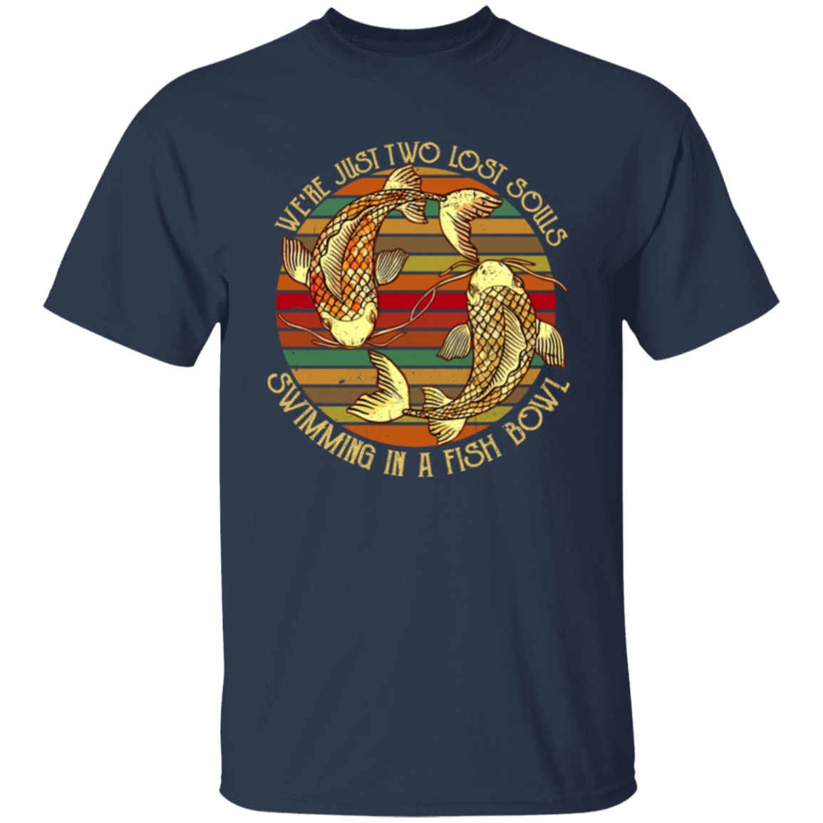 Pink Floyd We Are Just Two Lost Souls Swimming In A Fishbowl T-Shirt
