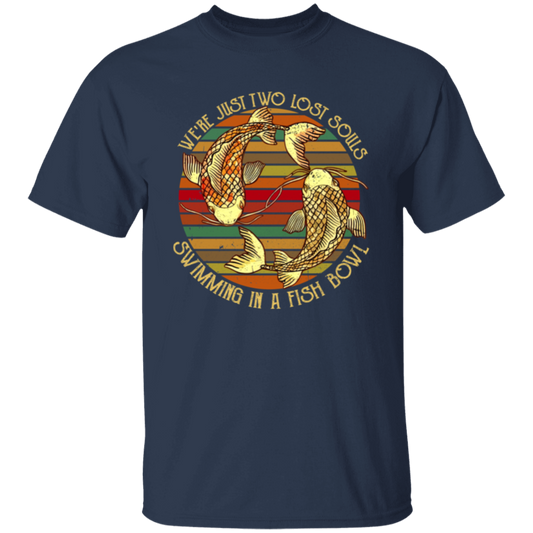 Pink Floyd We Are Just Two Lost Souls Swimming In A Fishbowl T-Shirt