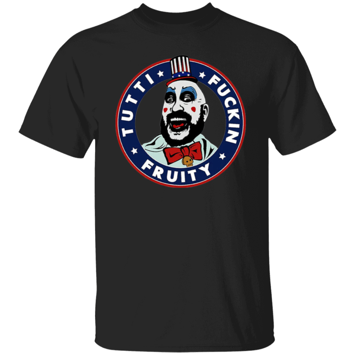 Captain Spaulding Tutti Fuckin Fruity Horror Halloween Vintage T-Shirt - leleart