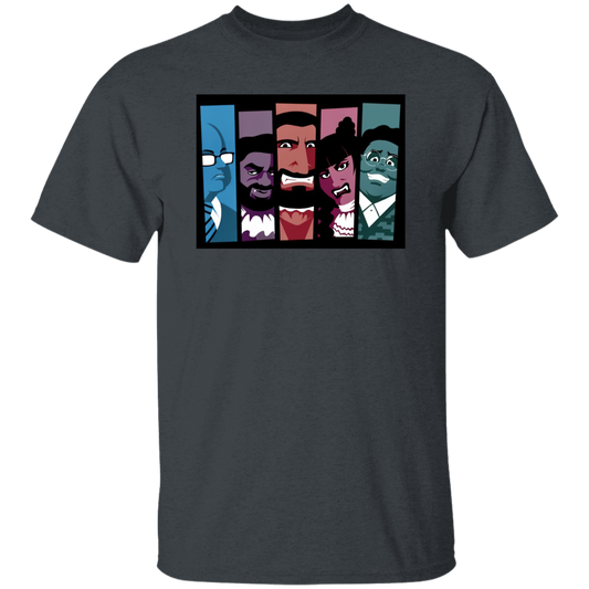Color Blocks What We Do In The Shadows Unisex Vintage T-Shirt, We Do In The Shadows Shirt, Horror Movies Halloween Shirt	G500 5.3 oz. T-Shirt