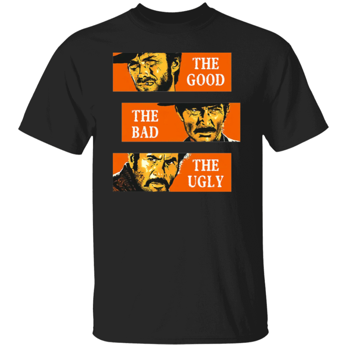 The Good The Bad And The Ugly Classic Horror Movie Vintag T-Shirt - CDCraft