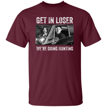 Get In Loser We’re Going Hunting Supernatural Vintage T-Shirt