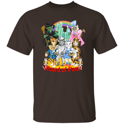 G500 5.3 oz. T-Shirt Wizard Of Paws Vintage T-Shirt