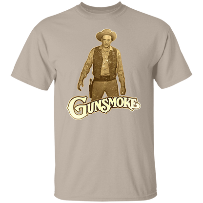 Gunsmoke James Arnes Anime Cowboy T-Shirt - CDCraft