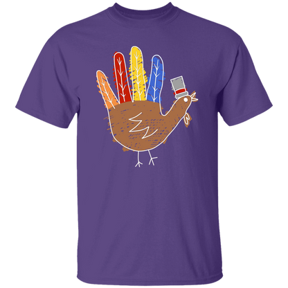 Hand Painted Turkey Teacher T-Shirt - lapicta