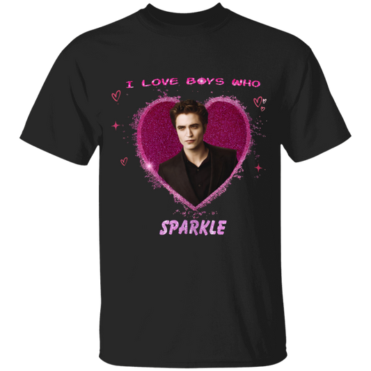 I Love Boys Who Sparkle Youth Shirt - ID09092408