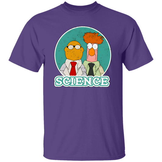 Science Muppets Bunsen And Beaker Teacher Vintage Unisex T-Shirt - letter