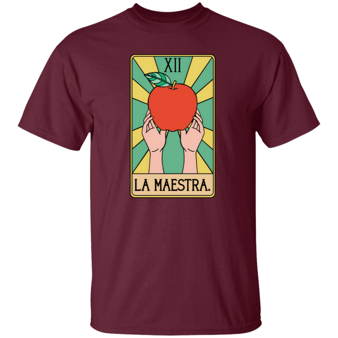 Spanish Teacher La Maestra Tarot Card Teacher T-Shirt