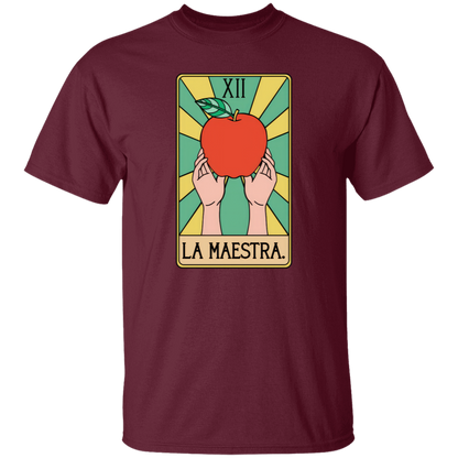 Spanish Teacher La Maestra Tarot Card Teacher T-Shirt