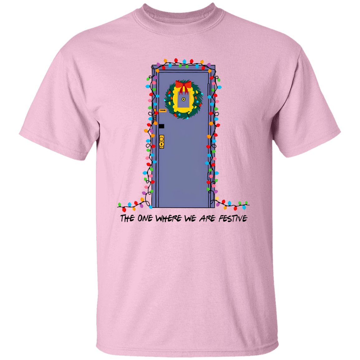 The One Where We Are Festive Teacher Vintage Unisex  T-Shirt - letter