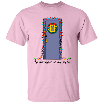 The One Where We Are Festive Teacher Vintage Unisex  T-Shirt - letter