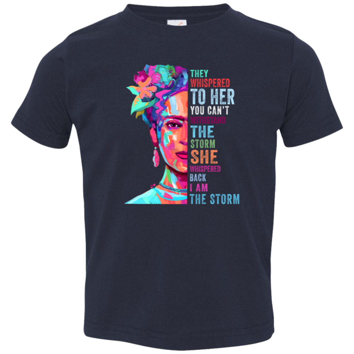 I Am The Storm Toddler Jersey T-Shirt