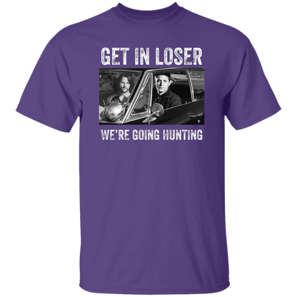 Get In Loser We’re Going Hunting Supernatural Vintage T-Shirt