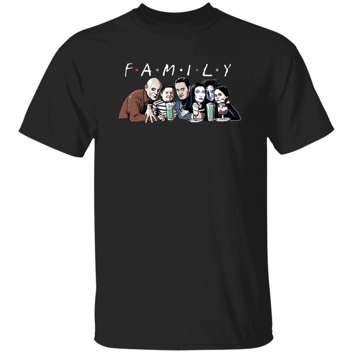 Emily Addams Family Friends TV show Halloween Vintage T-Shirt, Addams Family Shirt, Halloween Shirt, Gift Tee For You And Family	G500 5.3 oz. T-Shirt