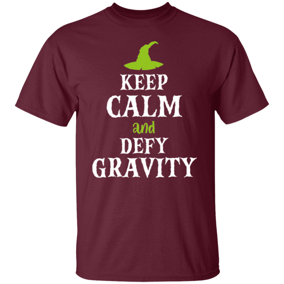 Keep Calm And Defy Gravity Vintage Unisex  T-Shirt - ID19102401 - lucy