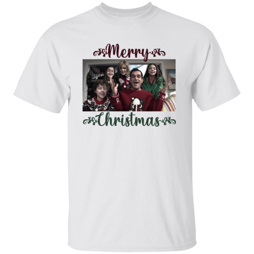 Dunphy Family From Modern Family Merry Christmas T-Shirt