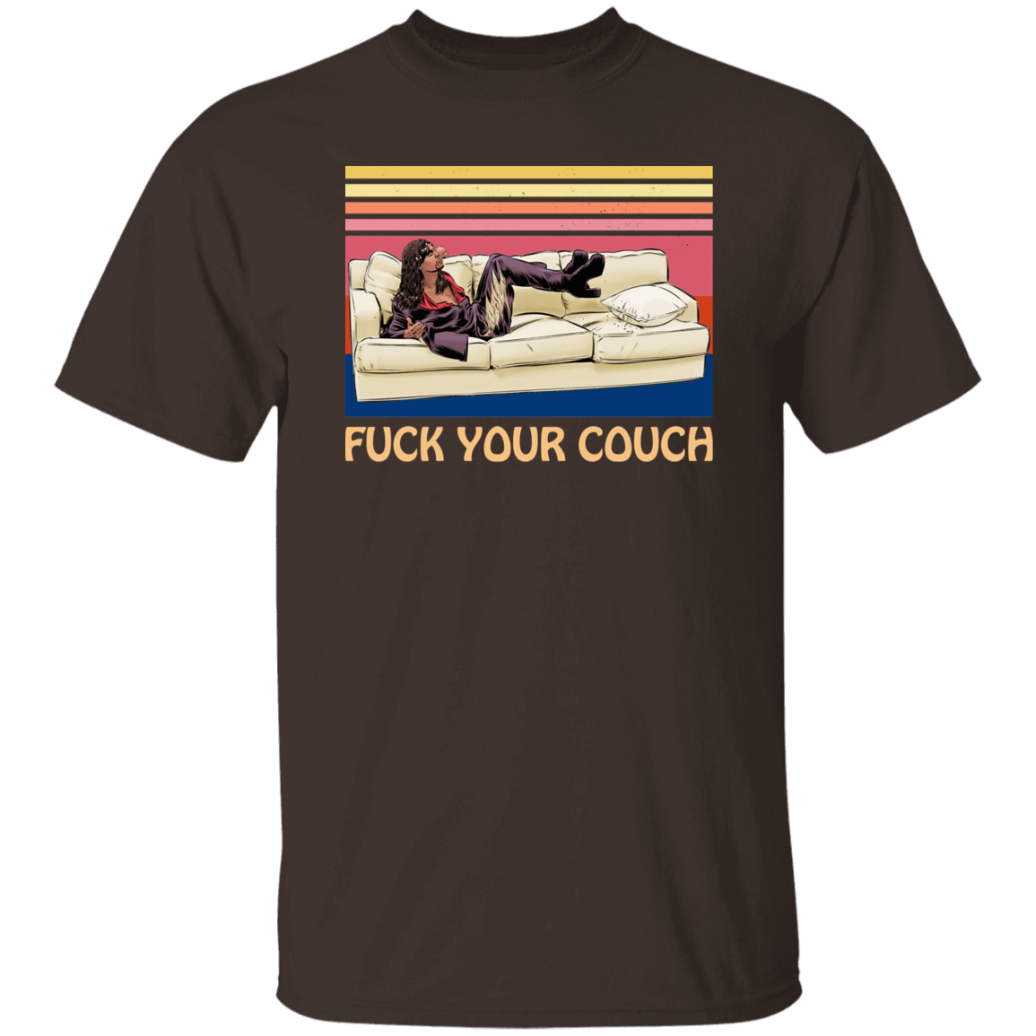 Fuck Your Couch Funny Graphic Vintage T-Shirt - leleart