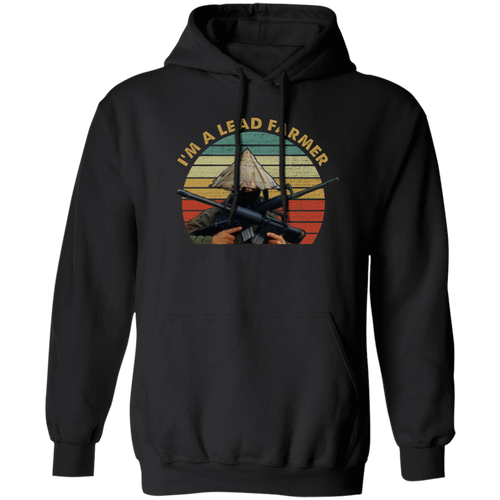 Im A Lead Farmer Vintage Retro Sunset Style Vintage Pullover Hoodie