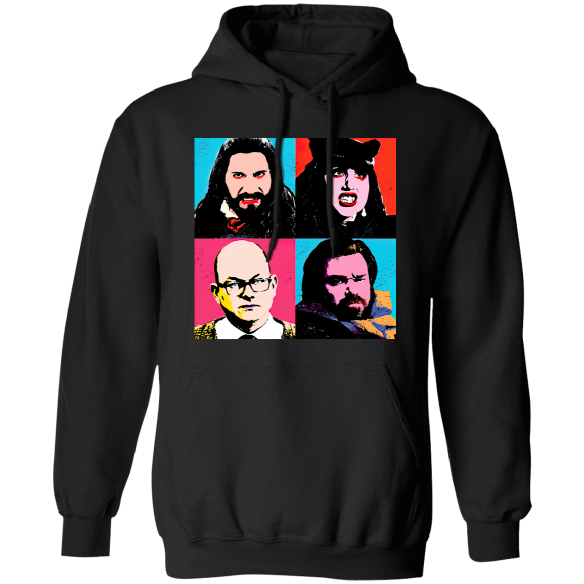 Vampire Warhol Classic What We Do In The Shadows Gildan Pullover Hoodie