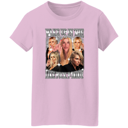 Wake Up In The Mornin' Like Fuck P-Diddy Kesha T-Shirt - ID25092425 - WOMEN