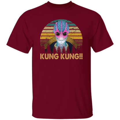 Vintage Kung Kung Resident Alien Design Vintage T-Shirt