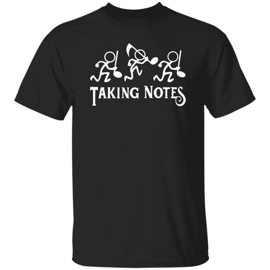 Taking Notes Stickman Music Teacher Vintage T-Shirt