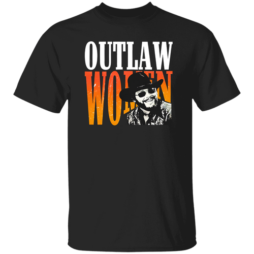 G500 5.3 oz. T-Shirt Hank Williams Jr Outlaw Unisex Vintage T-Shirt