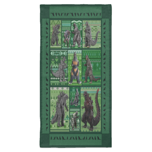 Godzilla's Body Fleece Blanket, Premium Sherpa Blanket, Godzilla Monster Blanket, Godzilla Movie Blanket, Godzilla Lover BlanketS6HATL Towel - 15x30