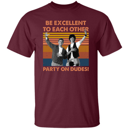 Be Excellent To Each Other Party On Dudes Vintage T-Shirt