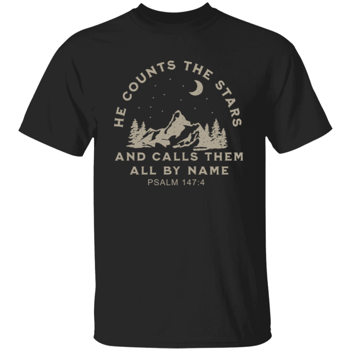 He Counts The Stars And Calls Them All By Name Unisex T-Shirt - jasmine