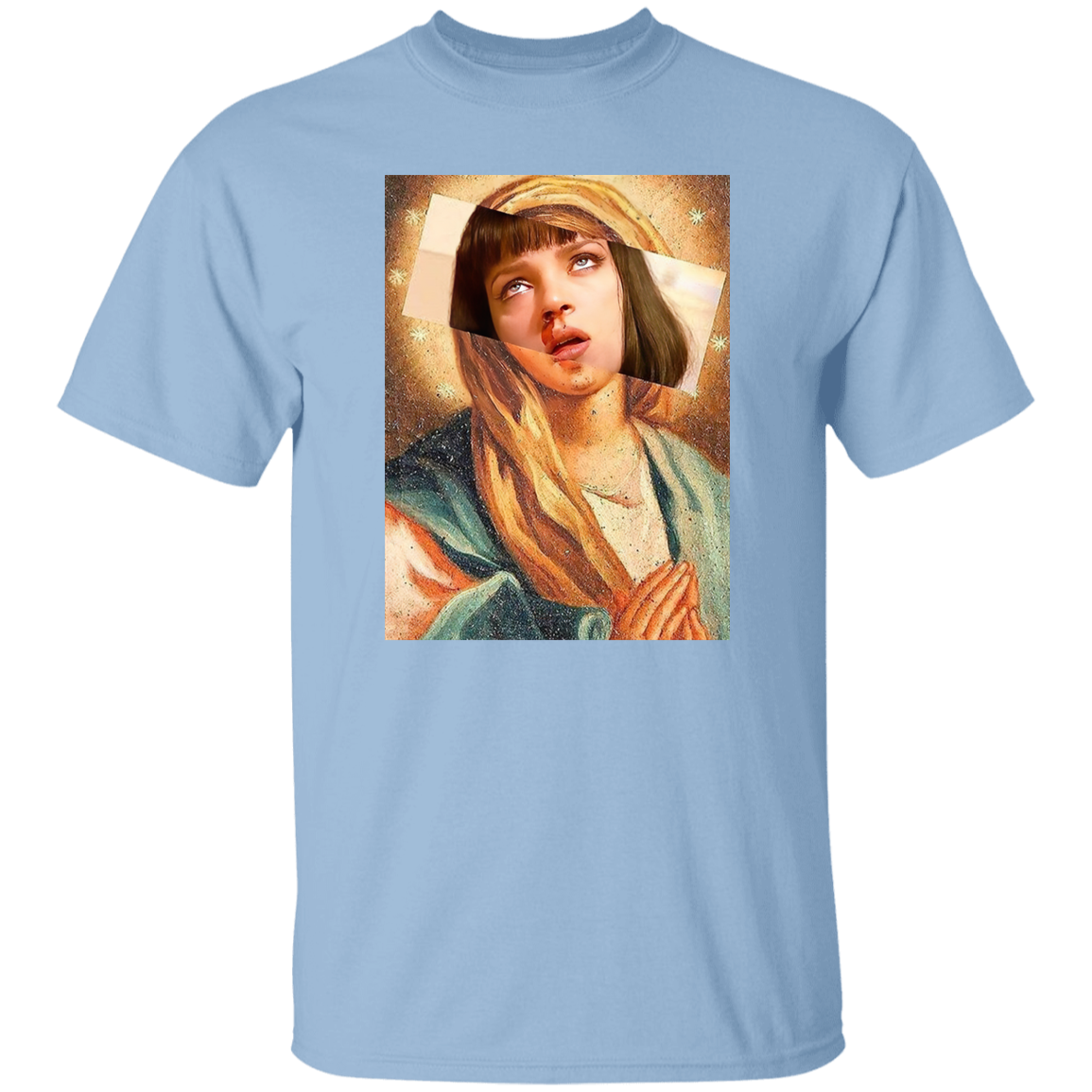 Pulp Fiction Virgin Mary Mia Wallace T-Shirt - leleart