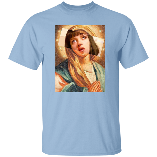Pulp Fiction Virgin Mary Mia Wallace T-Shirt - leleart