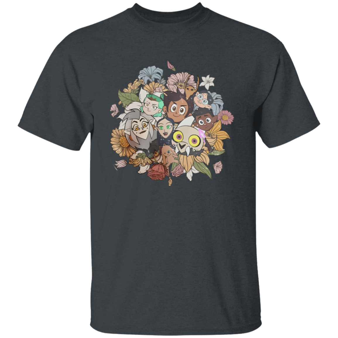 The Owl House Floral Retro T-Shirt
