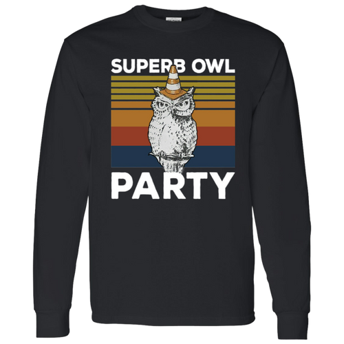 Superb Owl Party Vampire What We Do in The Shadow Vintage G540 LS T-Shirt 5.3 oz. - lucy - 95506043