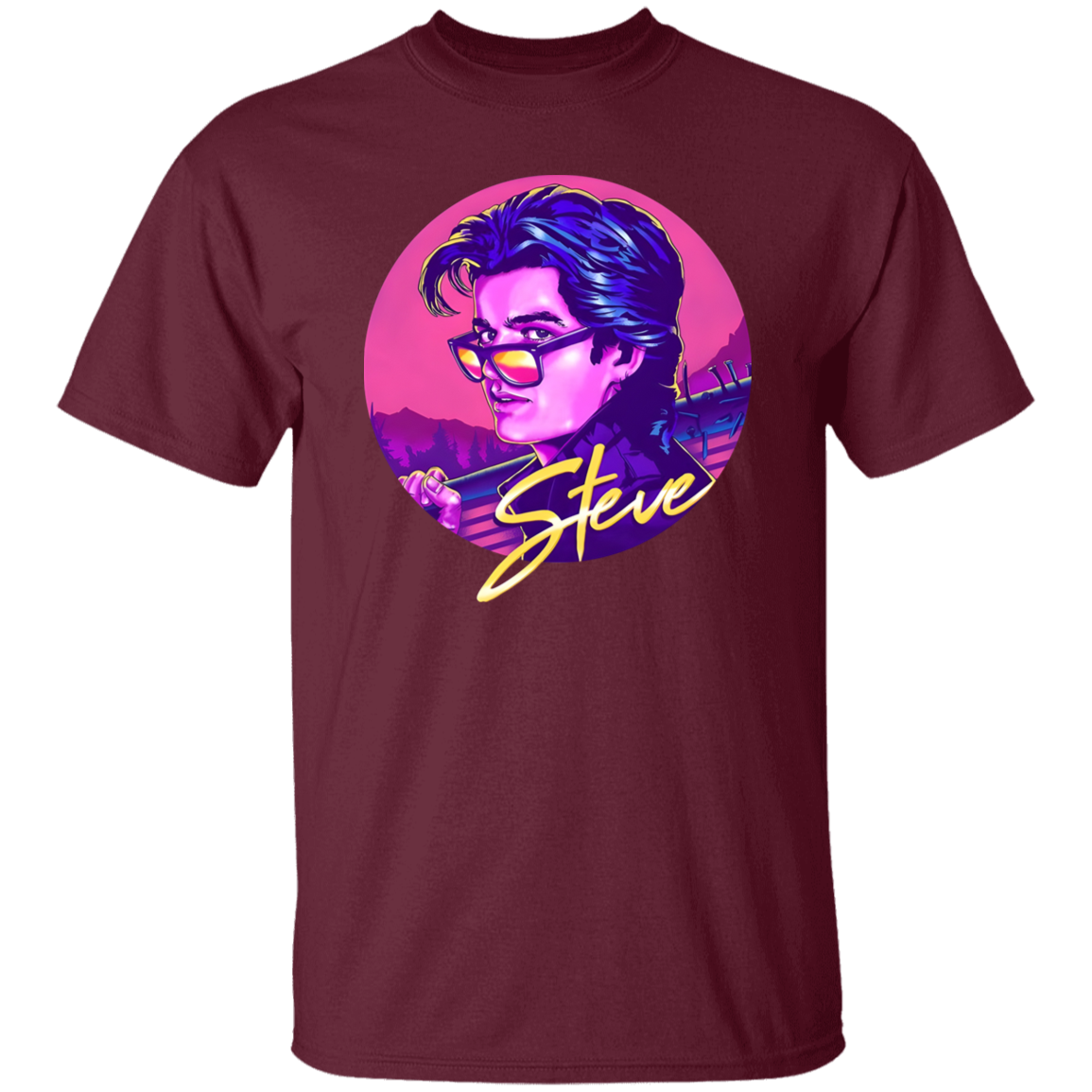 Steve Harrington Joe Keery St4 Retro Art Vintage T-Shirt