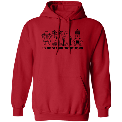 Tis The Season For Inclusion Teacher Vintage Pullover Hoodie