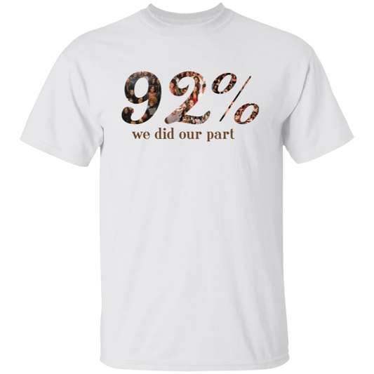 92 Percent Black Women Unisex T-Shirt - lucy - TS27112406