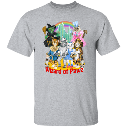 G500 5.3 oz. T-Shirt Wizard Of Paws Vintage T-Shirt