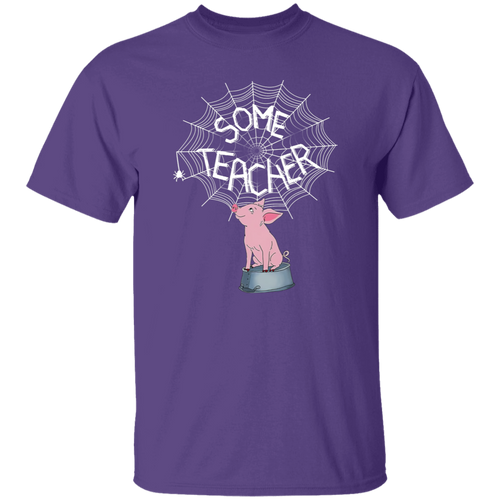 Some Teacher Funny Pig And Spider Vintage T-Shirt