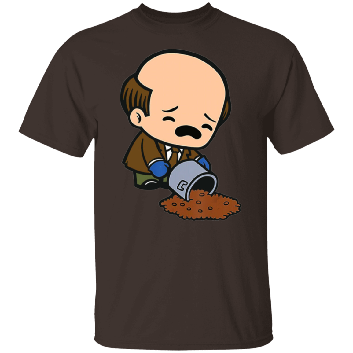 Kevin Spilling Chili Shirt Kevin Malone Chili Office Funny TV Series  T-Shirt - leleart