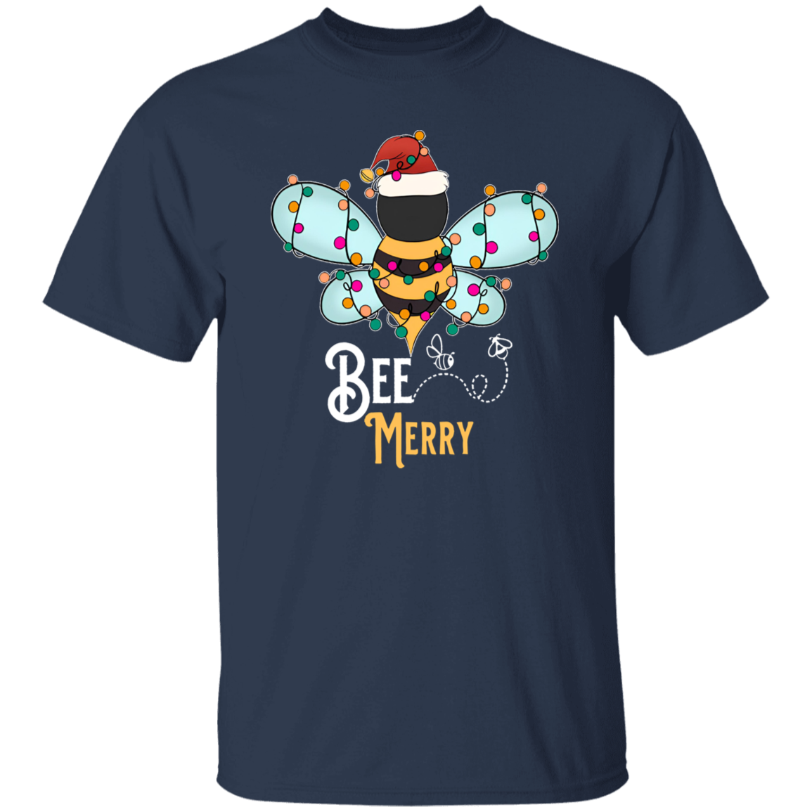 Bee Merry Teacher Vintage Unisex T-Shirt - letter