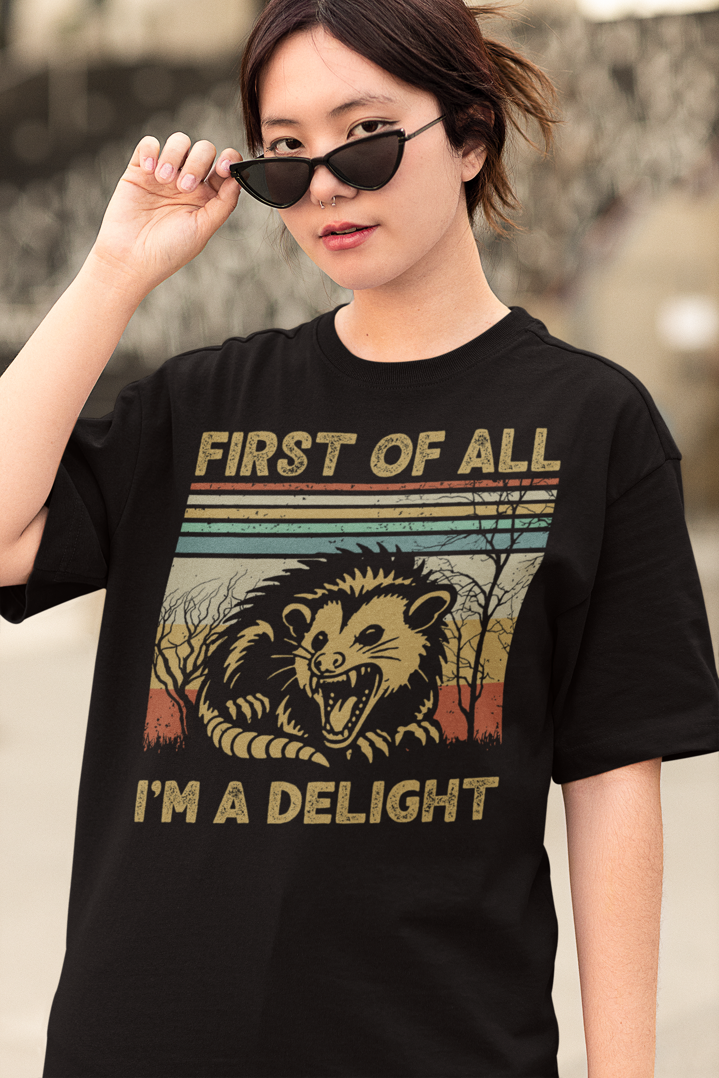 First Of All I'm A Delight Vintage T-Shirt